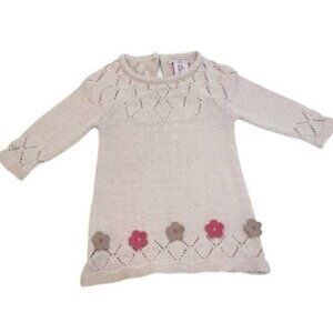 Catherine Malandrino Mini Knit long sleeve sweater dress size 12 months